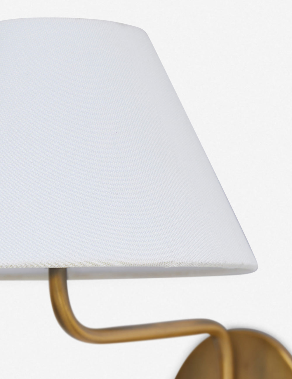 Myvele Applique Murale Laiton Tissu Élégance Vintage Plug-In - Neutralighting