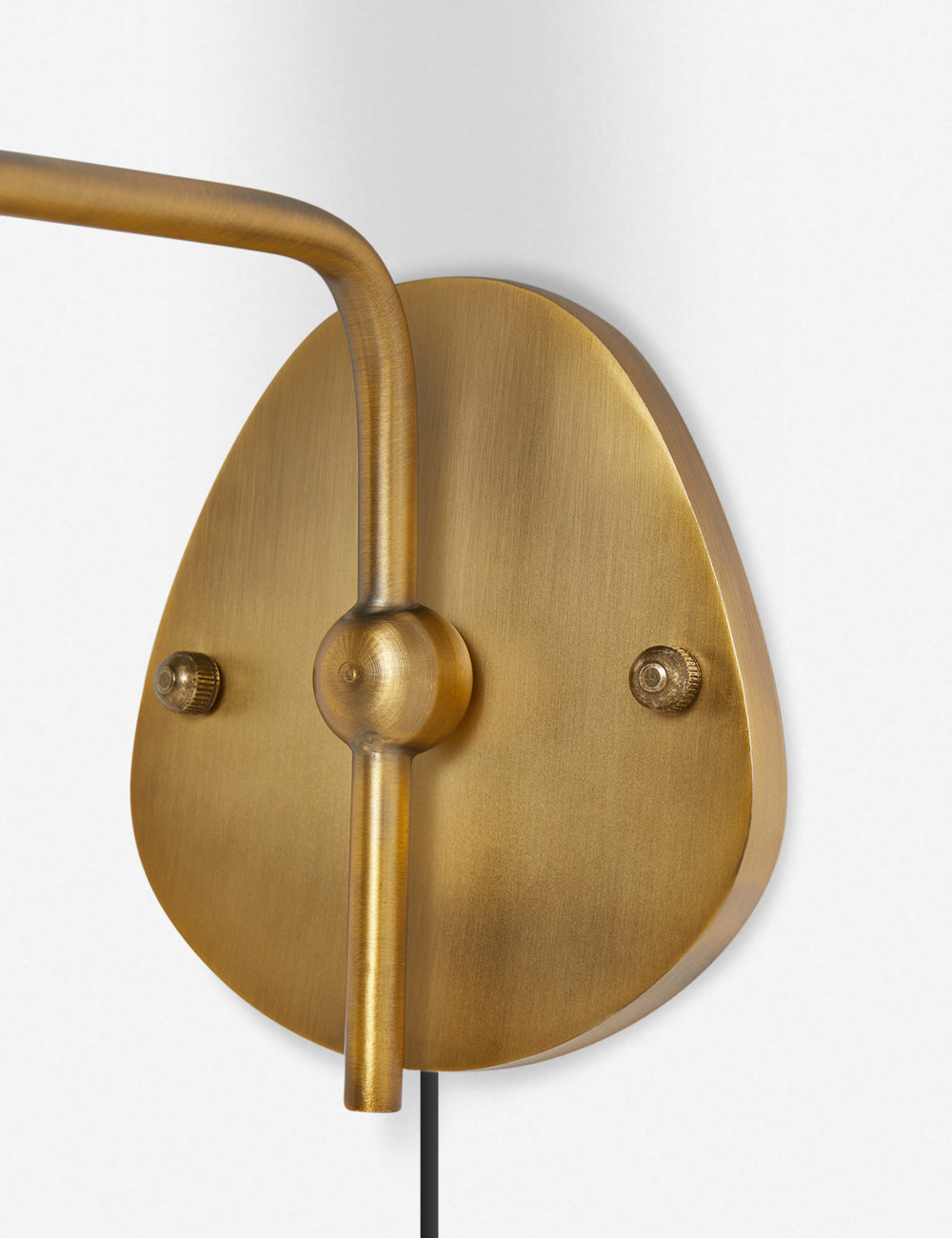 Myvele Applique Murale Laiton Tissu Élégance Vintage Plug-In - Neutralighting