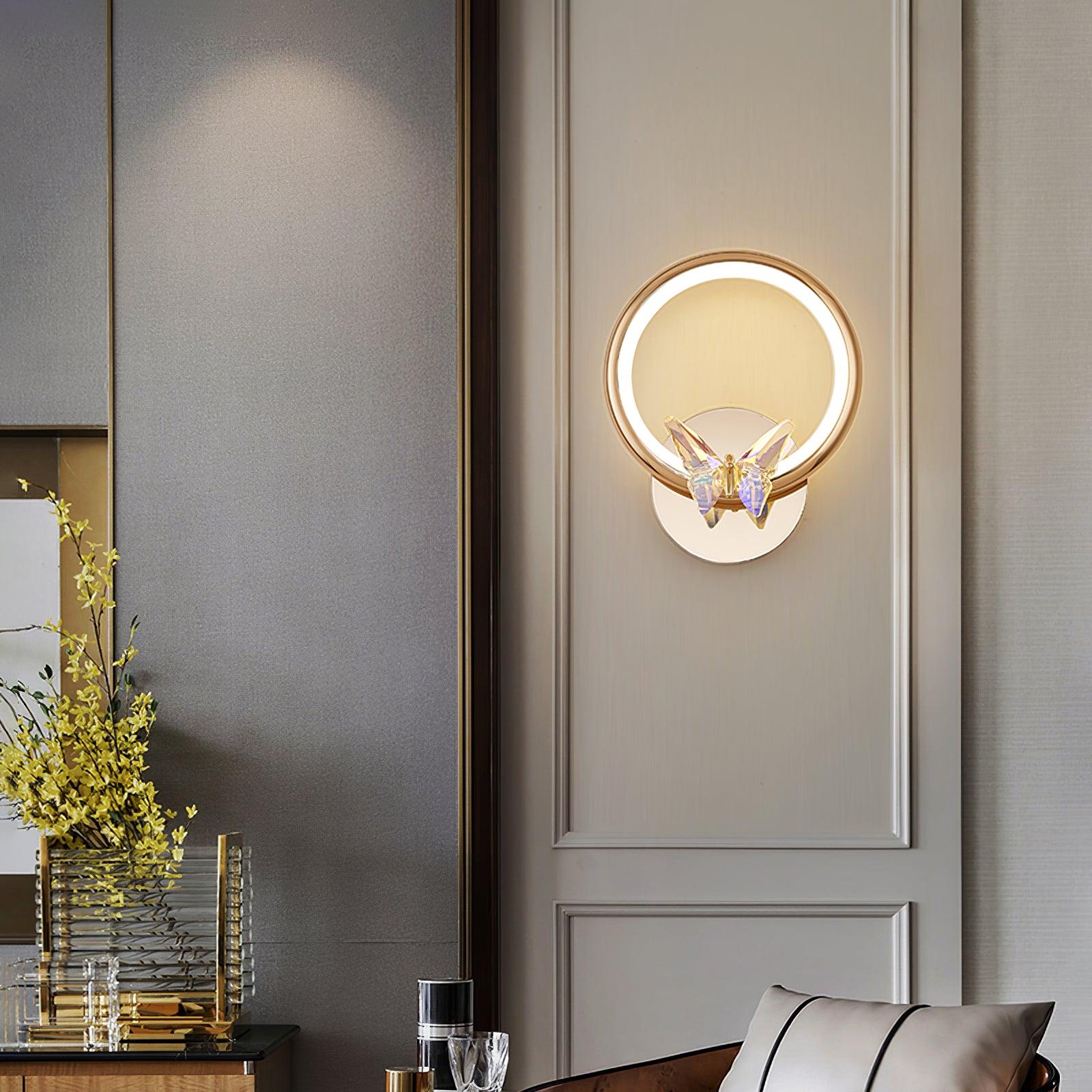 Ersoren Applique Murale Cristal Papillon Magique - Neutralighting