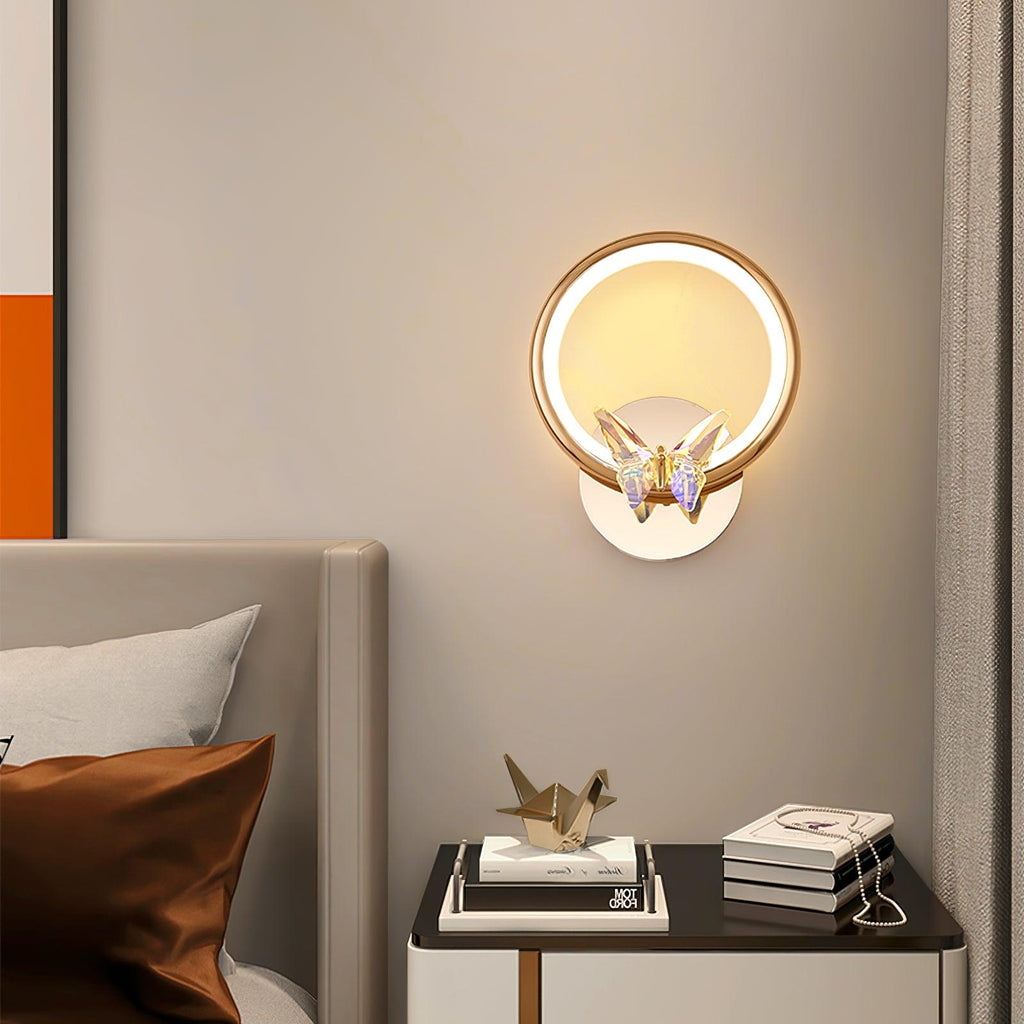 Ersoren Applique Murale Cristal Papillon Magique - Neutralighting
