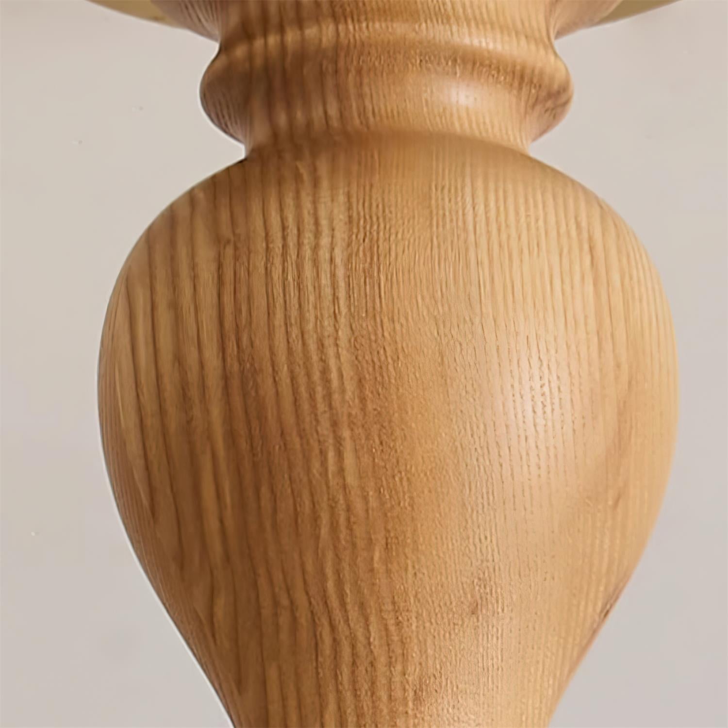 Magiro Lustre Verre Dépoli Bras en Bois - Neutralighting