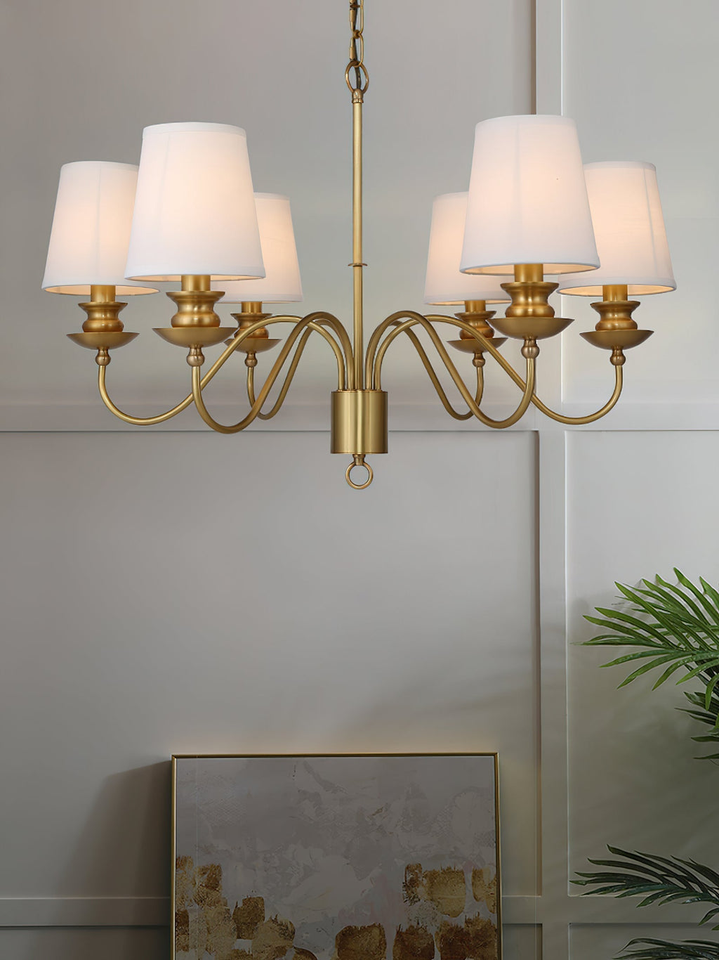 Imiryra Lustre Laiton Tissu Luxe Postmoderne - Neutralighting