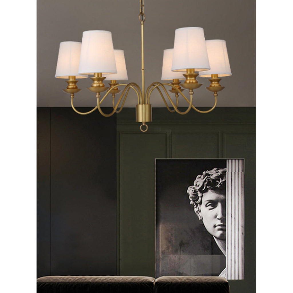 Imiryra Lustre Laiton Tissu Luxe Postmoderne - Neutralighting