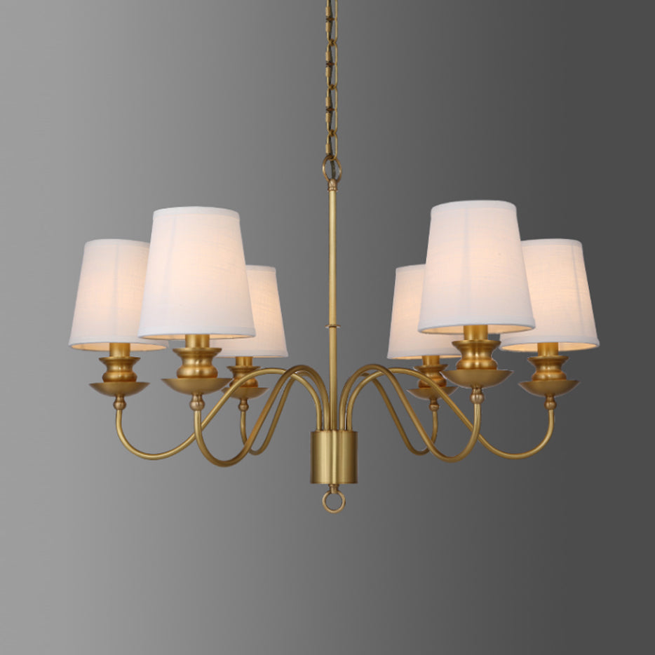 Imiryra Lustre Laiton Tissu Luxe Postmoderne - Neutralighting