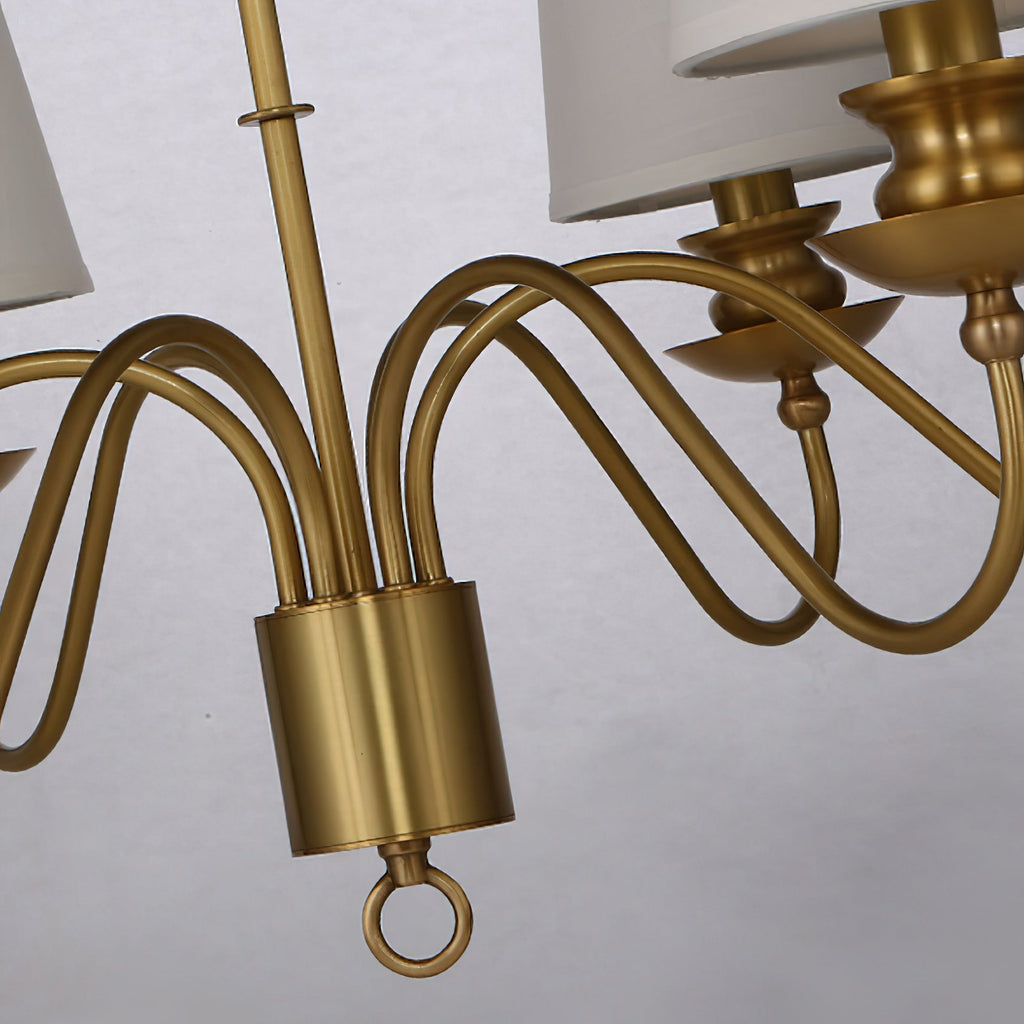 Imiryra Lustre Laiton Tissu Luxe Postmoderne - Neutralighting