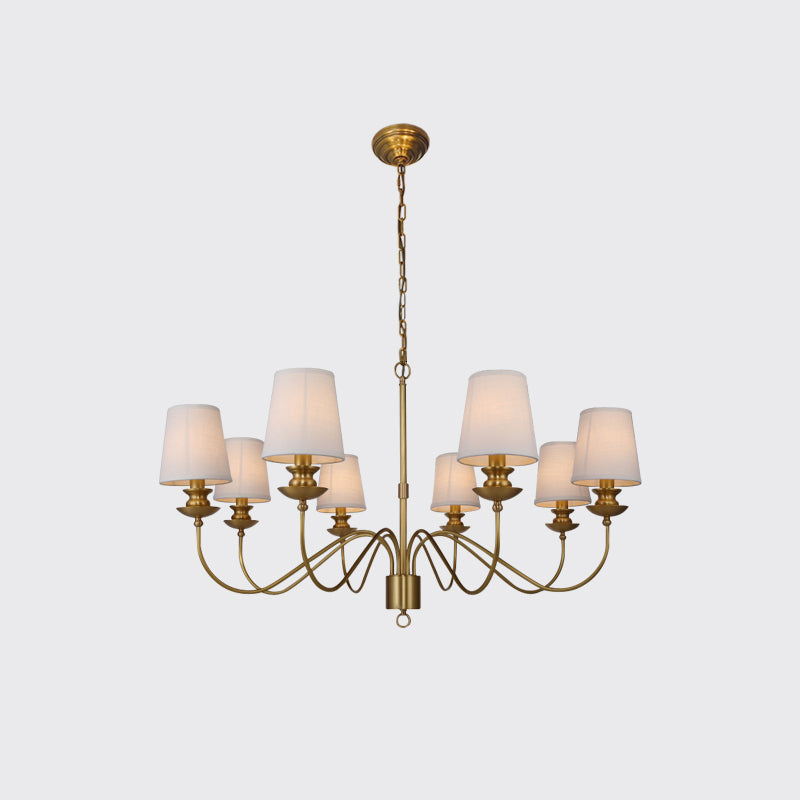 Imiryra Lustre Laiton Tissu Luxe Postmoderne - Neutralighting