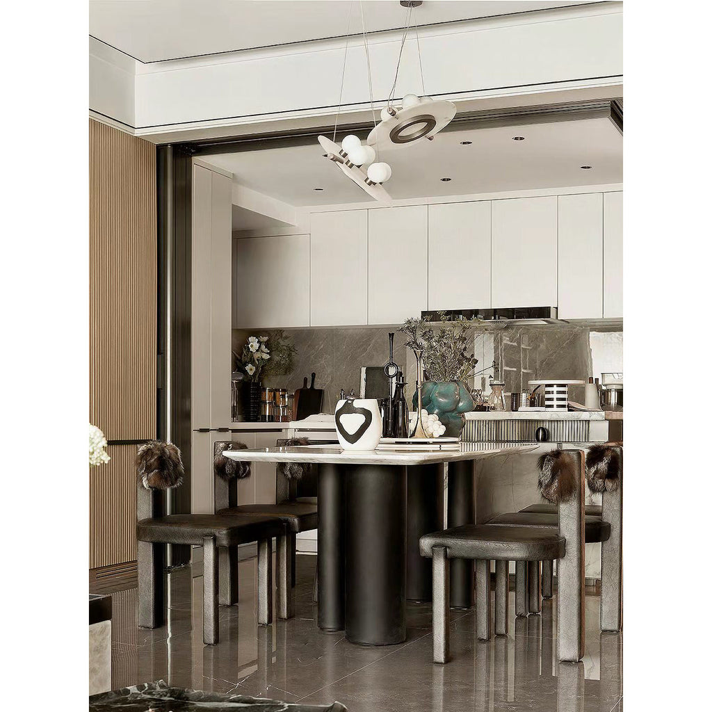 Vasila Suspension Métal Albâtre Luxe Postmoderne - Neutralighting