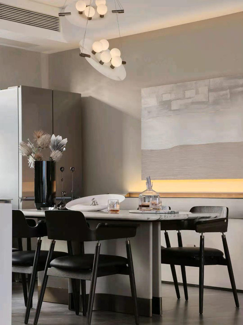 Imirila Disque Forme Verre Pendentif Lumière - Neutralighting