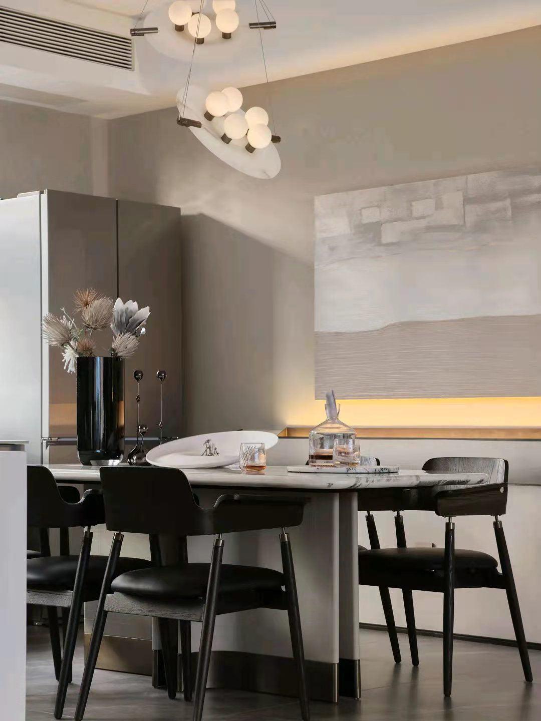 Imirila Disque Forme Verre Pendentif Lumière - Neutralighting