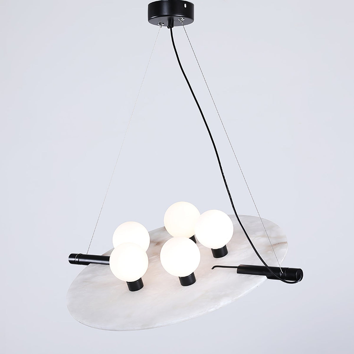 Vasila Suspension Métal Albâtre Luxe Postmoderne - Neutralighting