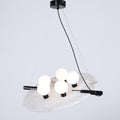 Imirila Disque Forme Verre Pendentif Lumière - Neutralighting