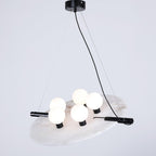 Imirila Disque Forme Verre Pendentif Lumière - Neutralighting