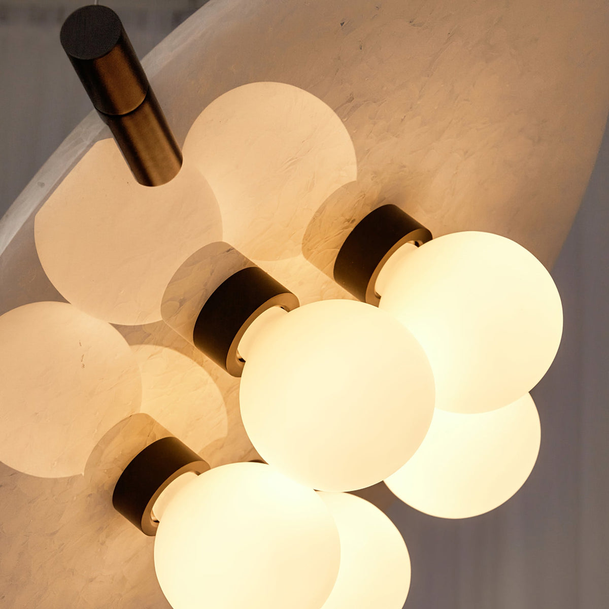 Vasila Suspension Métal Albâtre Luxe Postmoderne - Neutralighting