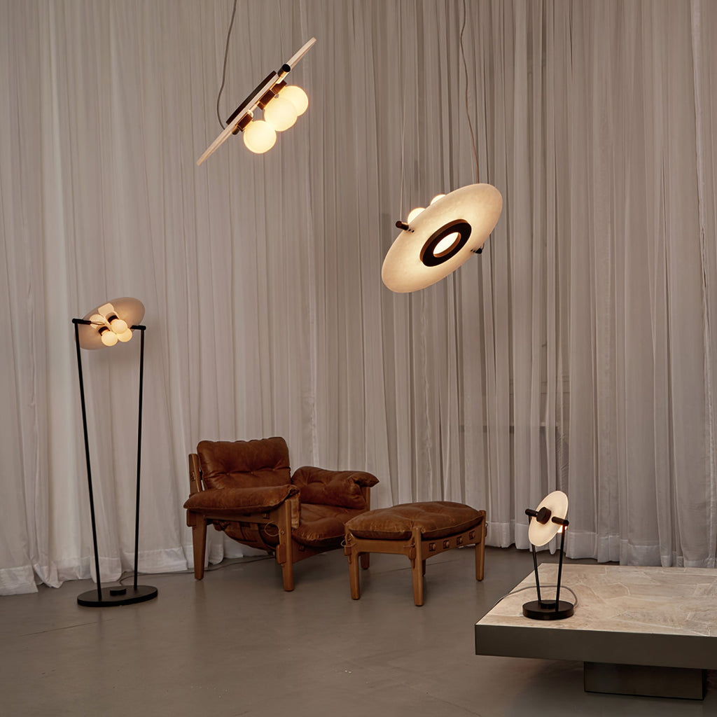 Vasila Suspension Métal Albâtre Luxe Postmoderne - Neutralighting
