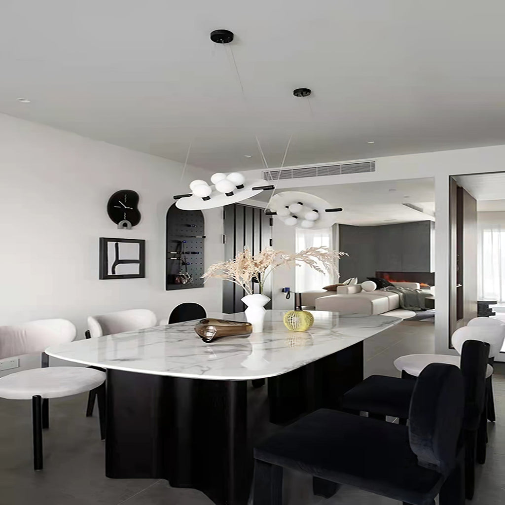 Vasila Suspension Métal Albâtre Luxe Postmoderne - Neutralighting