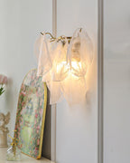 Evelo Lustra Applique Murale Verre Pétale - Neutralighting