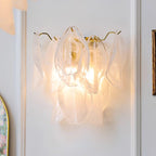 Evelo Lustra Applique Murale Verre Pétale - Neutralighting