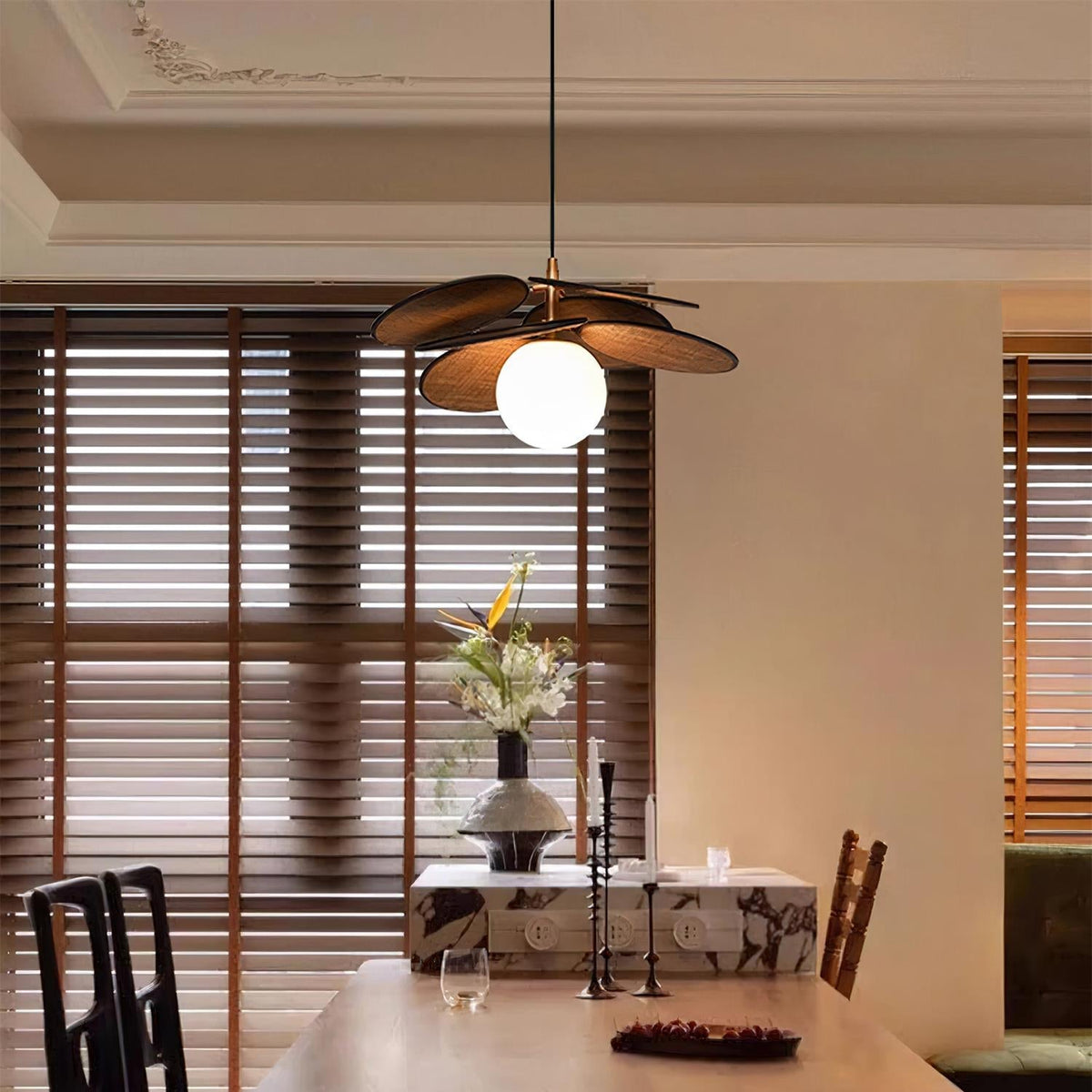 Florin Lampe Pendante Pétale en Bois - Neutralighting