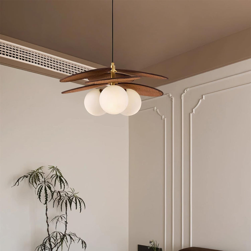 Florin Lampe Pendante Pétale en Bois - Neutralighting
