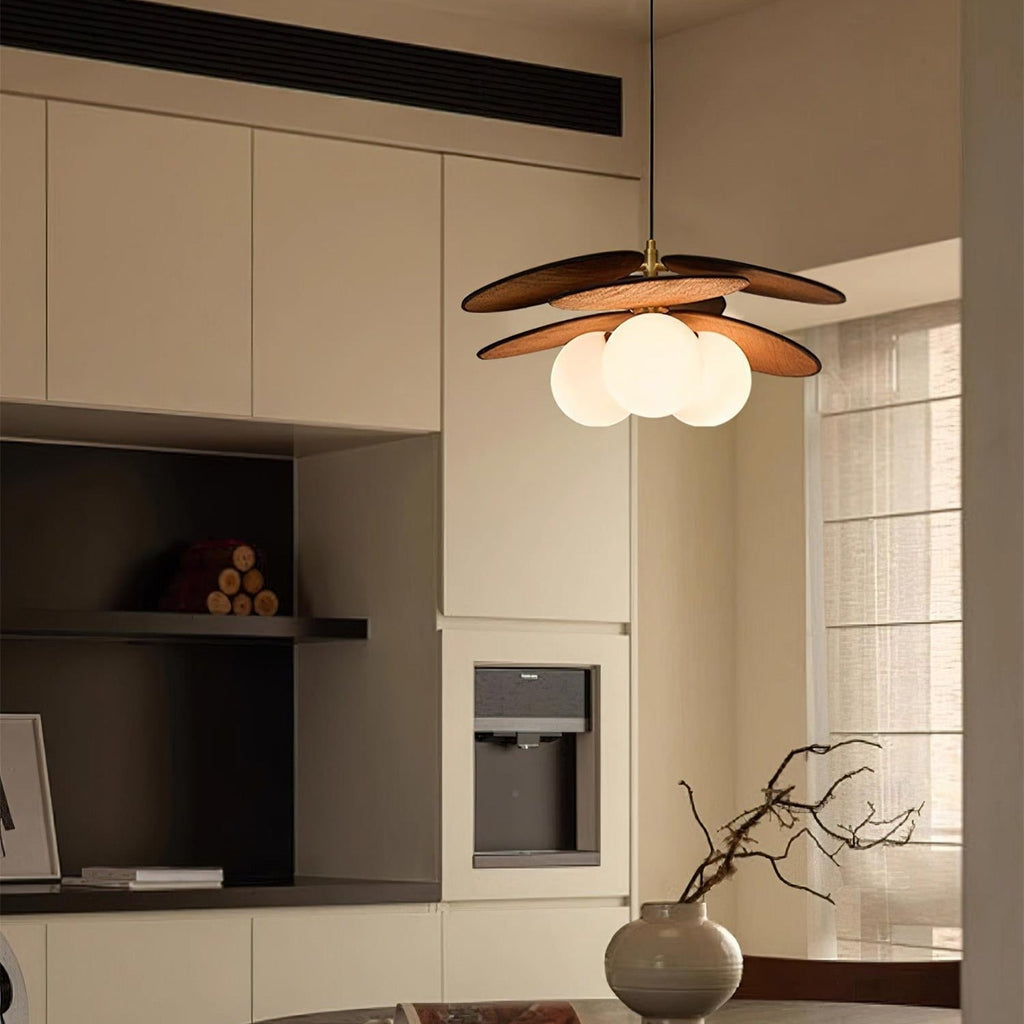 Florin Lampe Pendante Pétale en Bois - Neutralighting