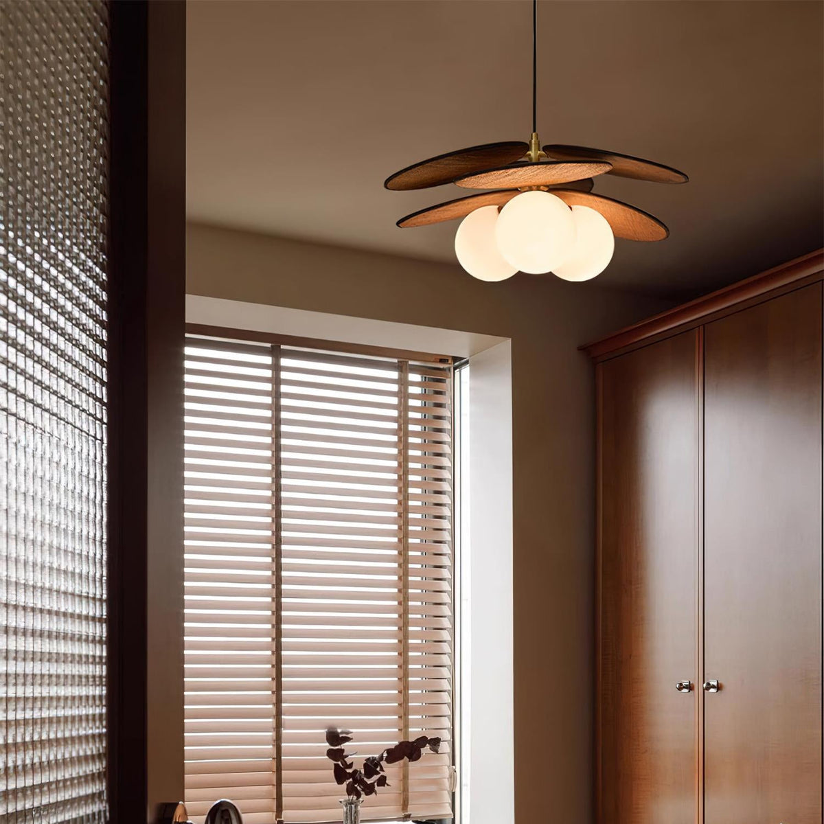 Florin Lampe Pendante Pétale en Bois - Neutralighting
