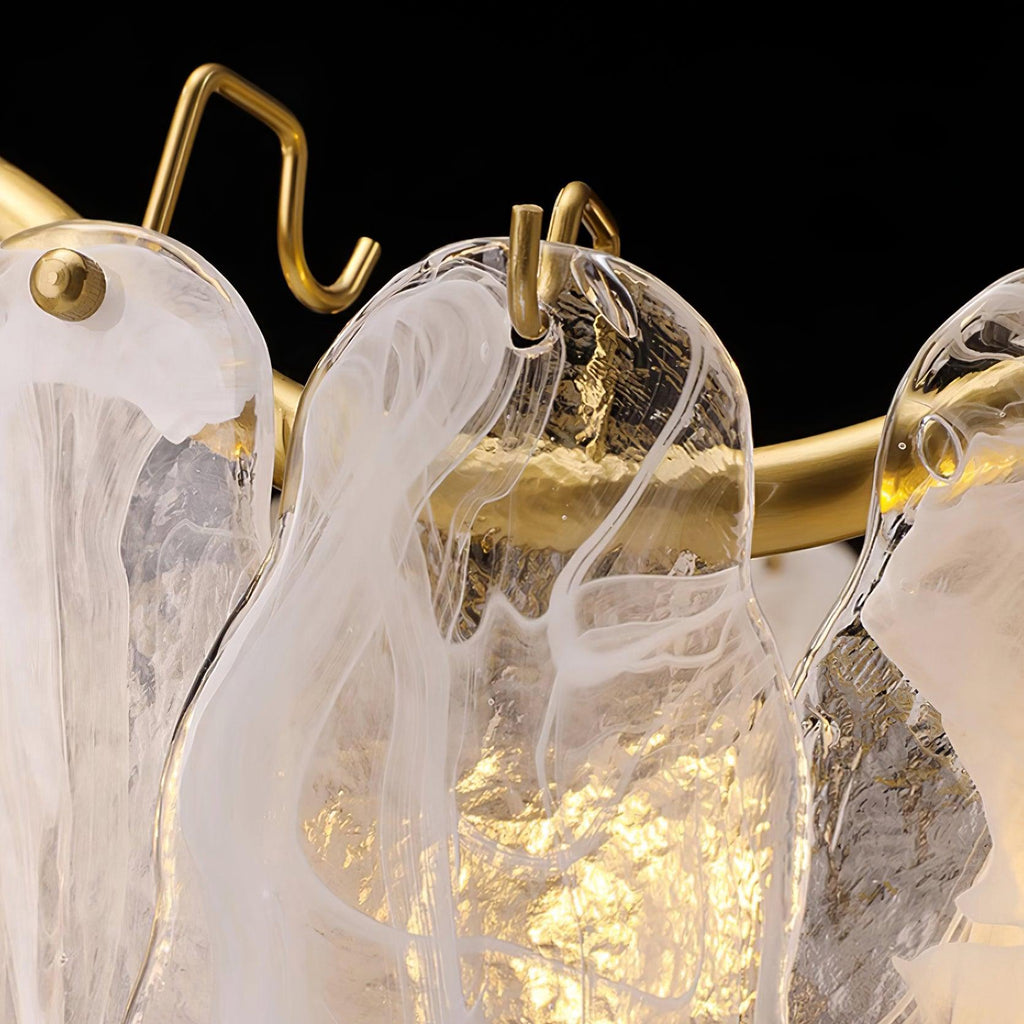 Lustra Chandelier Panneaux en Verre Nuage - Neutralighting
