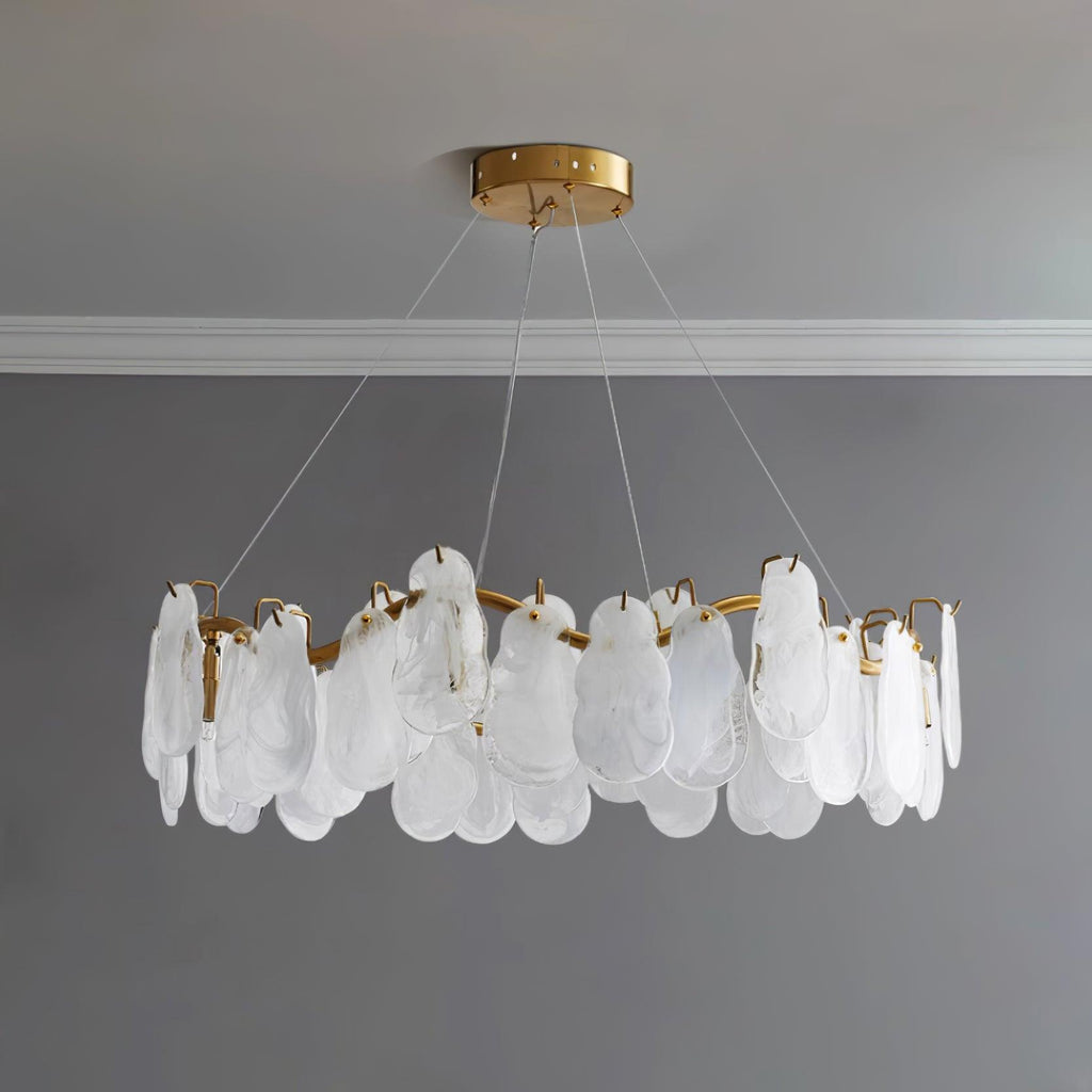Lustra Chandelier Panneaux en Verre Nuage - Neutralighting