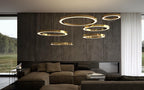 Lustra Lampe Pendante Dorée Moderne - Neutralighting