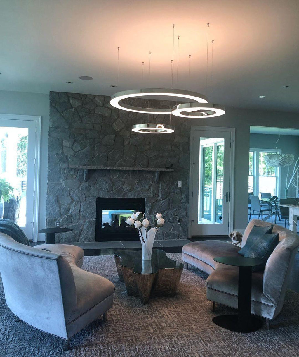 Lustra Lampe Pendante Dorée Moderne - Neutralighting