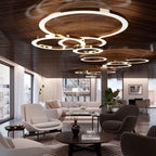 Lustra Lampe Pendante Dorée Moderne - Neutralighting