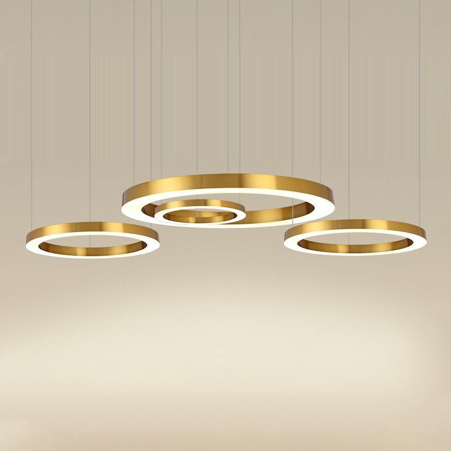 Lustra Lampe Pendante Dorée Moderne - Neutralighting