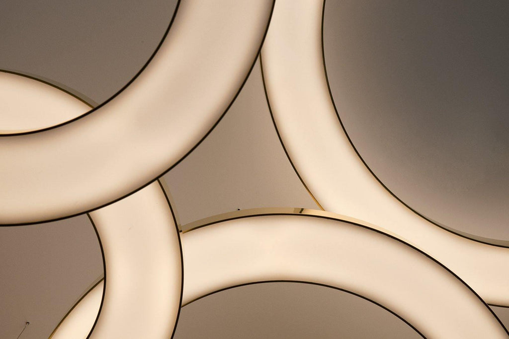 Lustra Lampe Pendante Dorée Moderne - Neutralighting