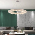 Kristy Suspension Anneau Nordique, Métal/Cristal, Doré, Chambre à Coucher/Salon - Neutralighting