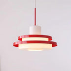 Eviso Lustra Lampe Suspendue Rouge Blanche - Neutralighting