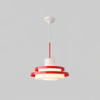 Eviso Lustra Lampe Suspendue Rouge Blanche - Neutralighting