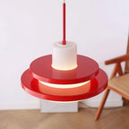 Eviso Lustra Lampe Suspendue Rouge Blanche - Neutralighting