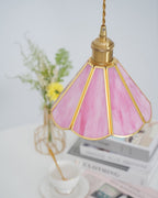 Lione Suspension en vitrail rose - Neutralighting