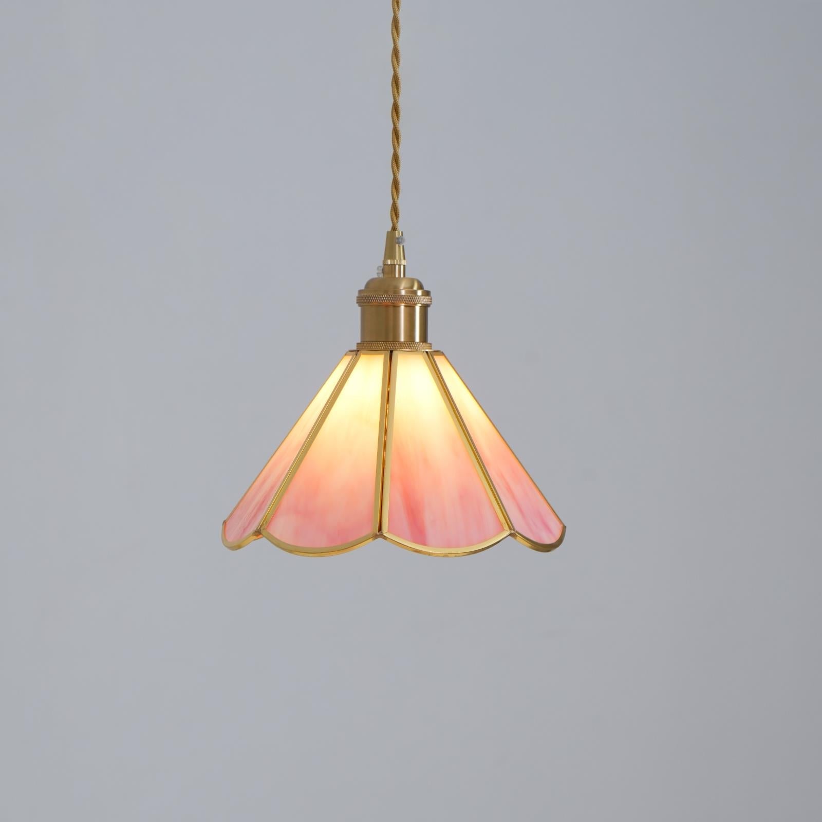 Lione Suspension en vitrail rose - Neutralighting