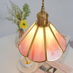Lione Suspension en vitrail rose - Neutralighting