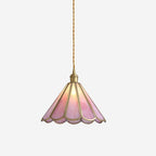 Lione Suspension en vitrail rose - Neutralighting