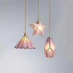 Lione Suspension en vitrail rose - Neutralighting
