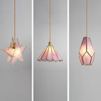 Lione Suspension en vitrail rose - Neutralighting