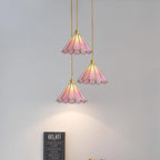 Lione Suspension en vitrail rose - Neutralighting