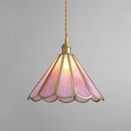 Lione Suspension en vitrail rose - Neutralighting