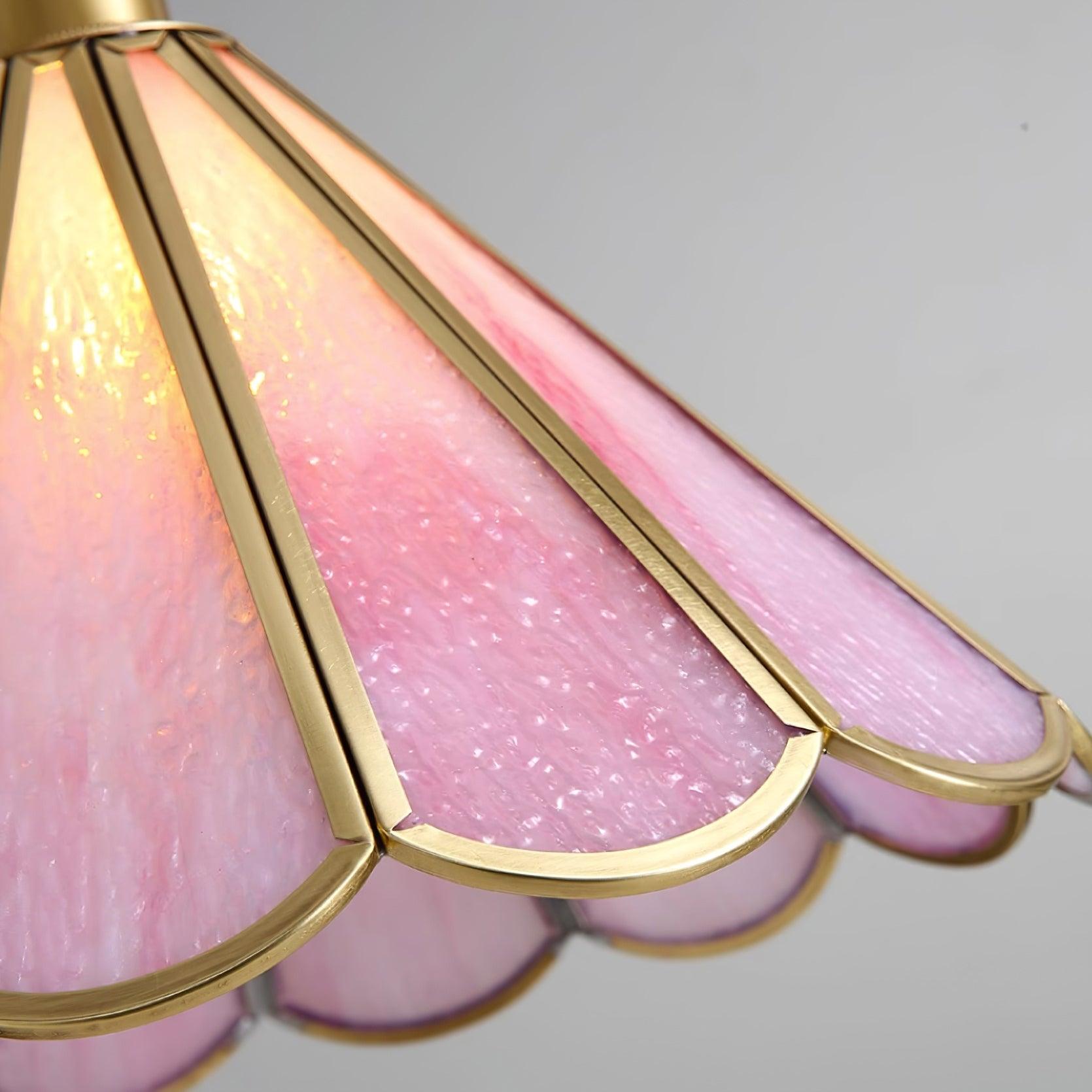 Lione Suspension en vitrail rose - Neutralighting