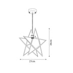 Lione Suspension en vitrail rose - Neutralighting