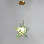 Lione Suspension en vitrail rose - Neutralighting