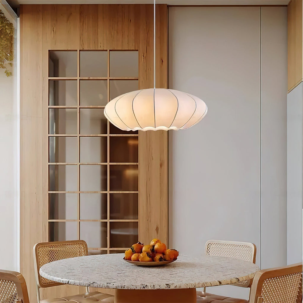 Petalat Suspension Élégante en Soie - Neutralighting