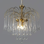 Lustra Chandelier Bras Dorés et Cristal - Neutralighting