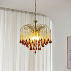 Lustra Chandelier Bras Dorés et Cristal - Neutralighting